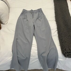 Abercrombie & Fitch Light Gray Trousers